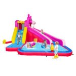 Pula Pula Inflável Com Escorregador E Piscina De Água - Brinquedo Para Festa Infantil Multi Park