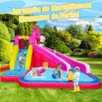 Pula Pula Inflável Com Escorregador E Piscina De Água - Brinquedo Para Festa Infantil Multi Park - Imagem 3