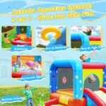 Pula Pula Inflável Com Escorregador E Piscina De Água - Brinquedo Para Festa Infantil Multi Park - Imagem 4