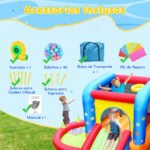 Pula Pula Inflável Com Escorregador E Piscina De Água - Brinquedo Para Festa Infantil Multi Park - Imagem 5