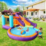 Pula Pula Inflável Com Escorregador E Piscina De Água – Brinquedo Para Festa Infantil Multi Park - Imagem 2