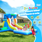 Mult Park Inflável Tobogã Piscina De Bolinhas C/ Motor- Diréto Da Fábrica Promoção - Imagem 7